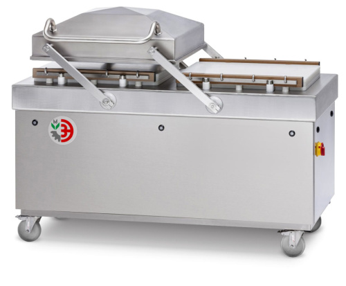 Double chamber vacuum packaging machine